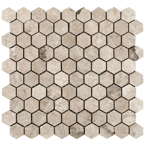 Hexagon Mosaic - Mosaic Collections - Kopturoğlu Mermer Mosaic